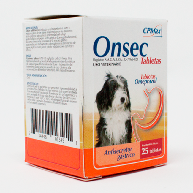 Onsec - Tarro con 25 Tabletas - CPMax Onsec - Tarro con 25 Tabletas - CPMax